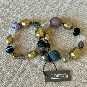 Chico's Multicolor Beaded Bracelets